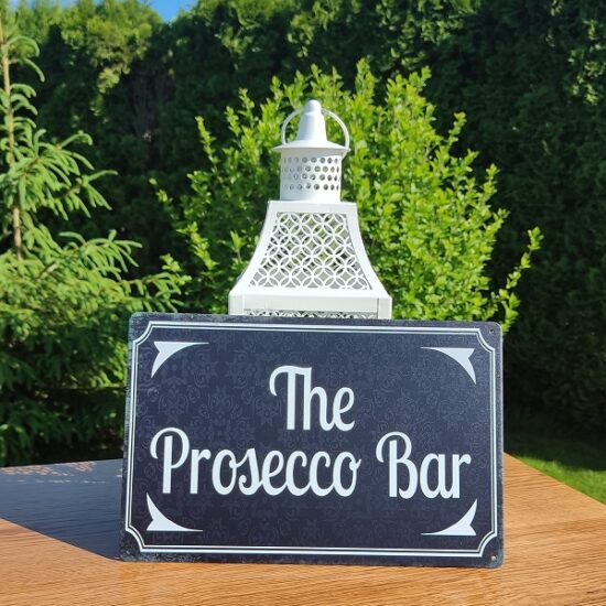 Svatební cedule Prosecco Bar